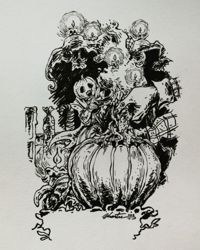 Ink illustration Cover Image