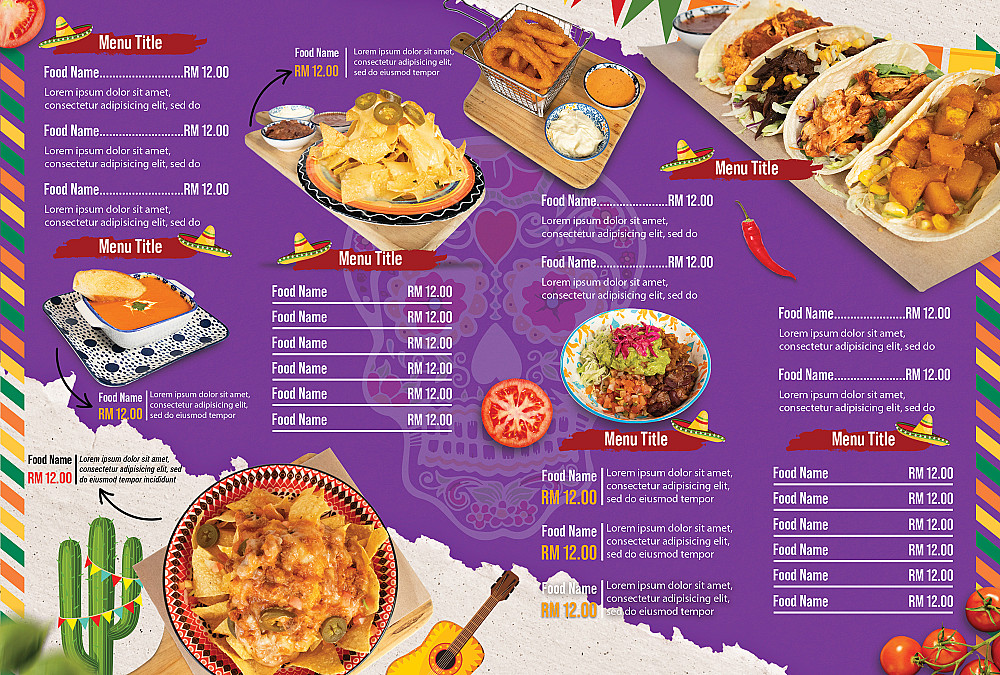 Mexico Restaurant Menu Cover Image