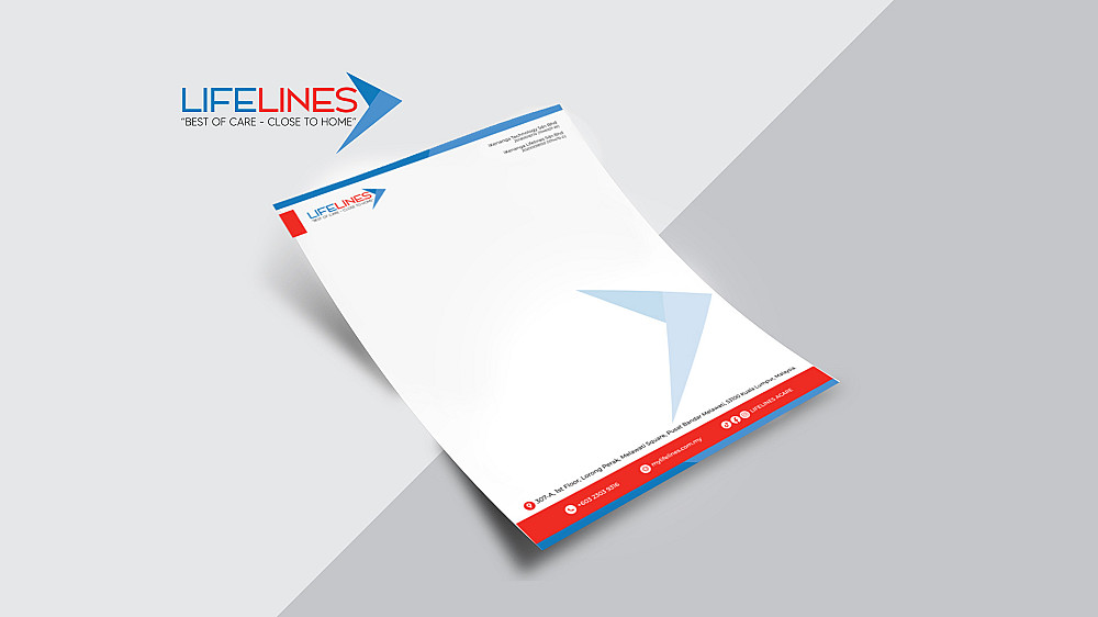 Corporate Style Letterhead Design Cover Image