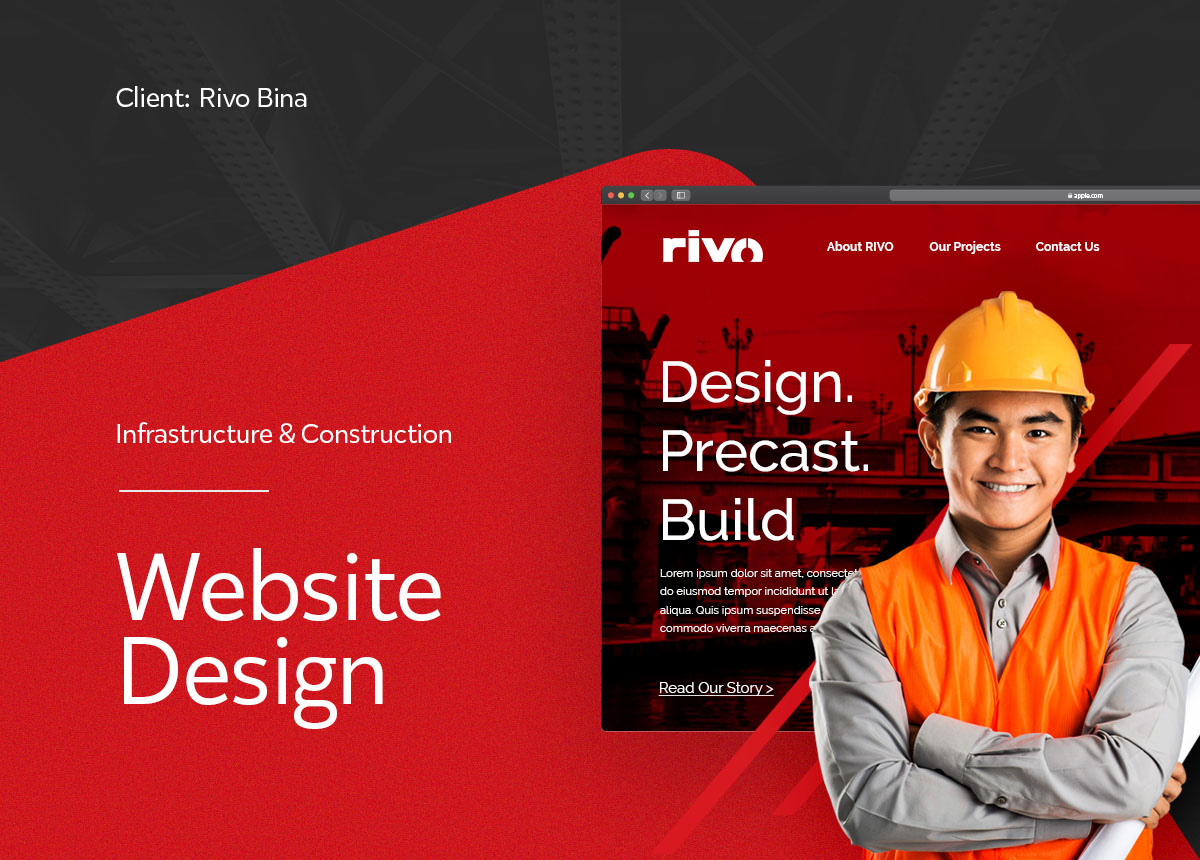 Infrastructure Website Design Cover Image